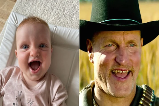 Beba postala hit na internetu zbog sličnosti s Woodyjem Harrelsonom