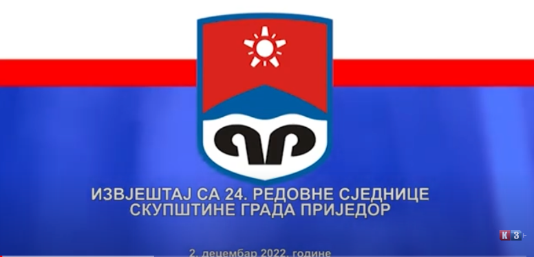 Izvještaj sa 24. redovne sjednice Skupštine grada Prjedora – 04. 12. 2022.