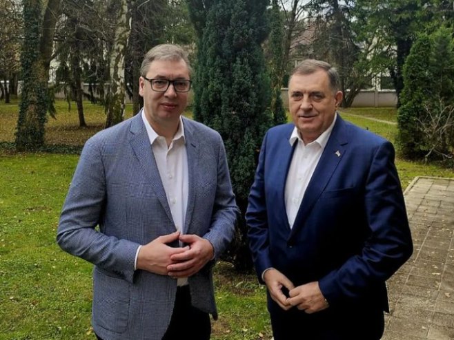 Vučić- Dodik: Datum Sabora srpskog naroda biće određen nakon glasanja o rezoluciji o Srebrenici