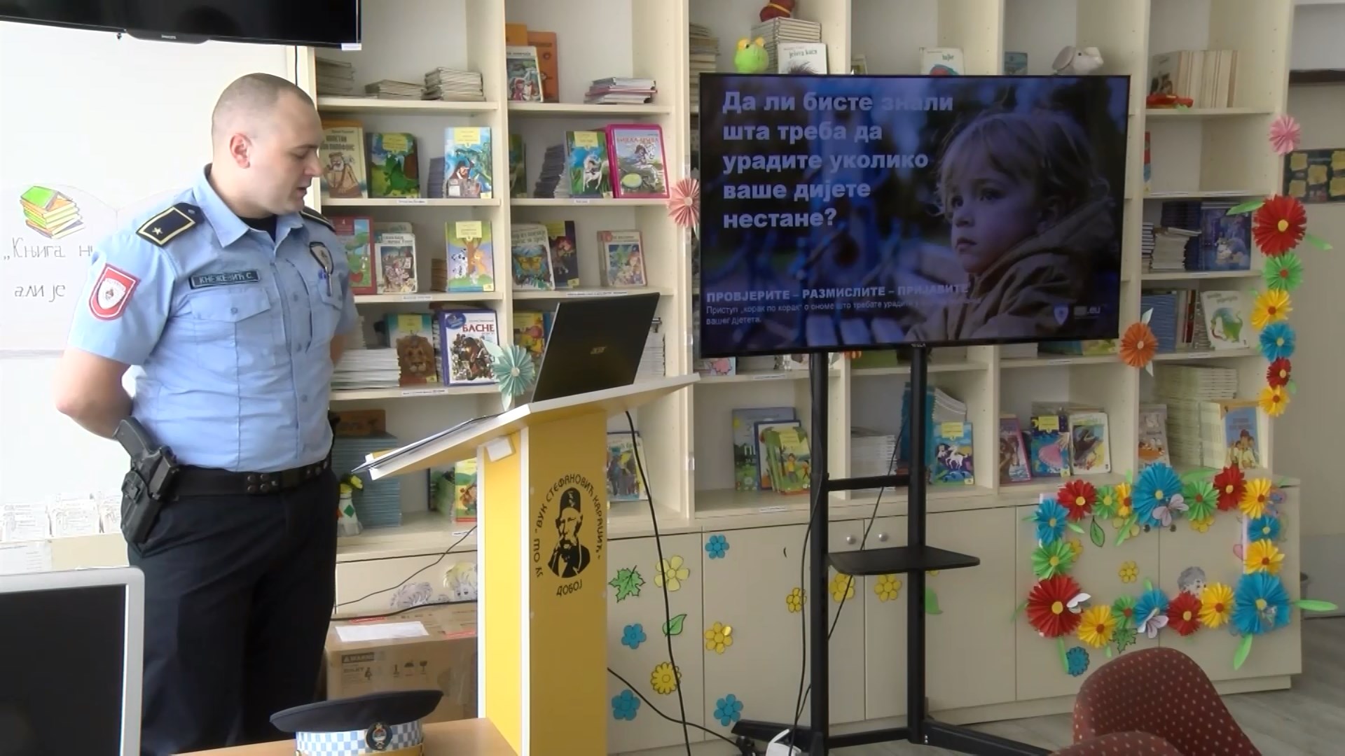 Kampanja o nestanku djece “Provjerite-razmislite-prijavite” u Doboju (VIDEO)