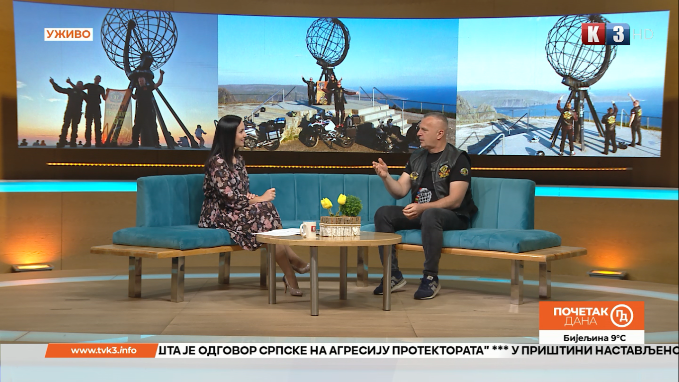 Prnjavorski bajkeri na moto avanturi čak do Polarnog kruga – Početak dana TV K3 (VIDEO)