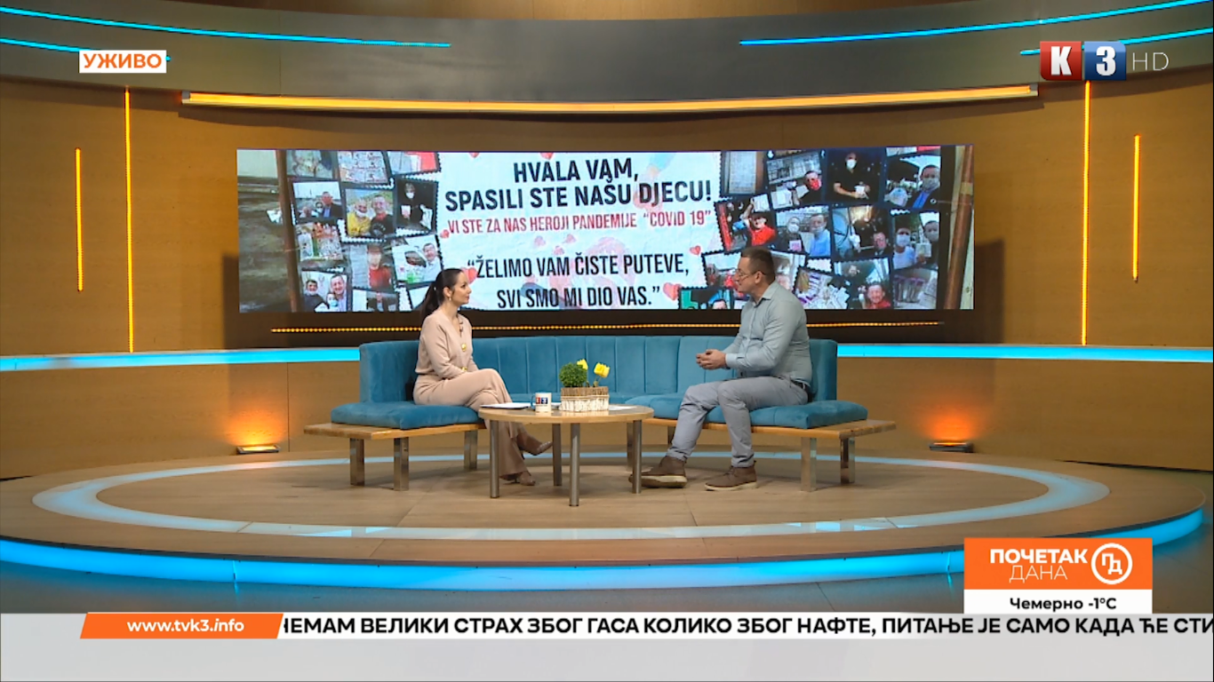 Dragoslav Šinik: Priča o borbi, humanosti i neodustajanju – Početak dana TV K3 (VIDEO)