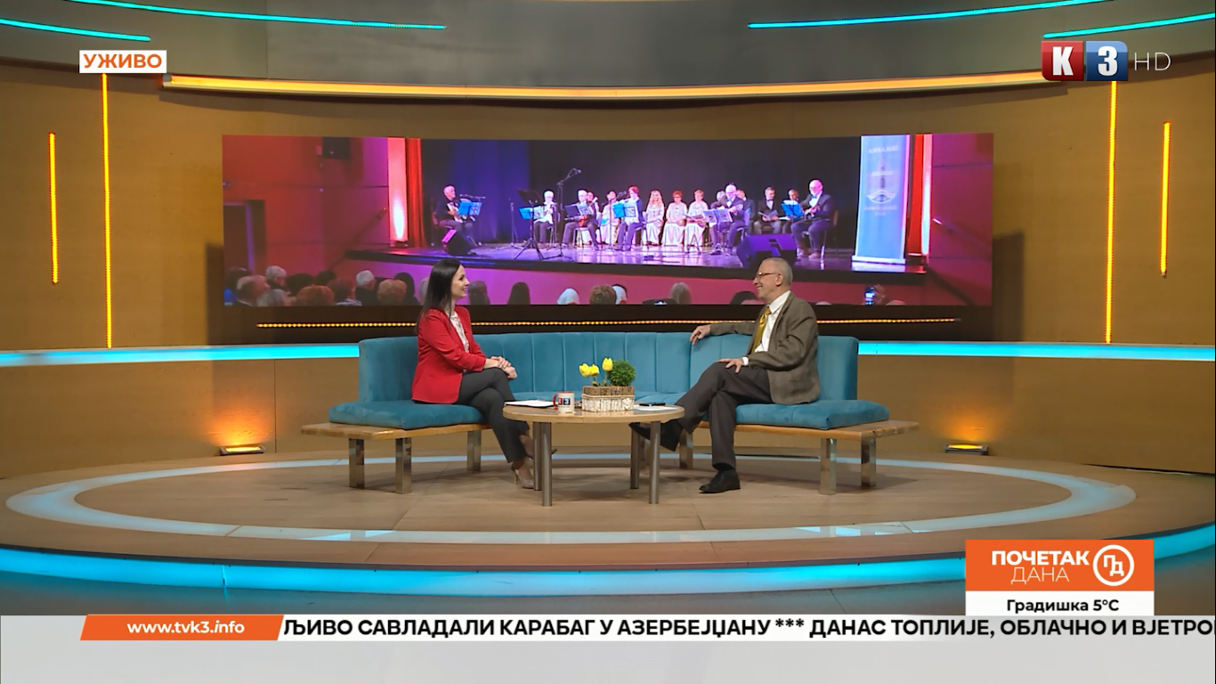 U susret koncertima Ansambla “Banjalučki vez” – Početak dana TV K3 (VIDEO)