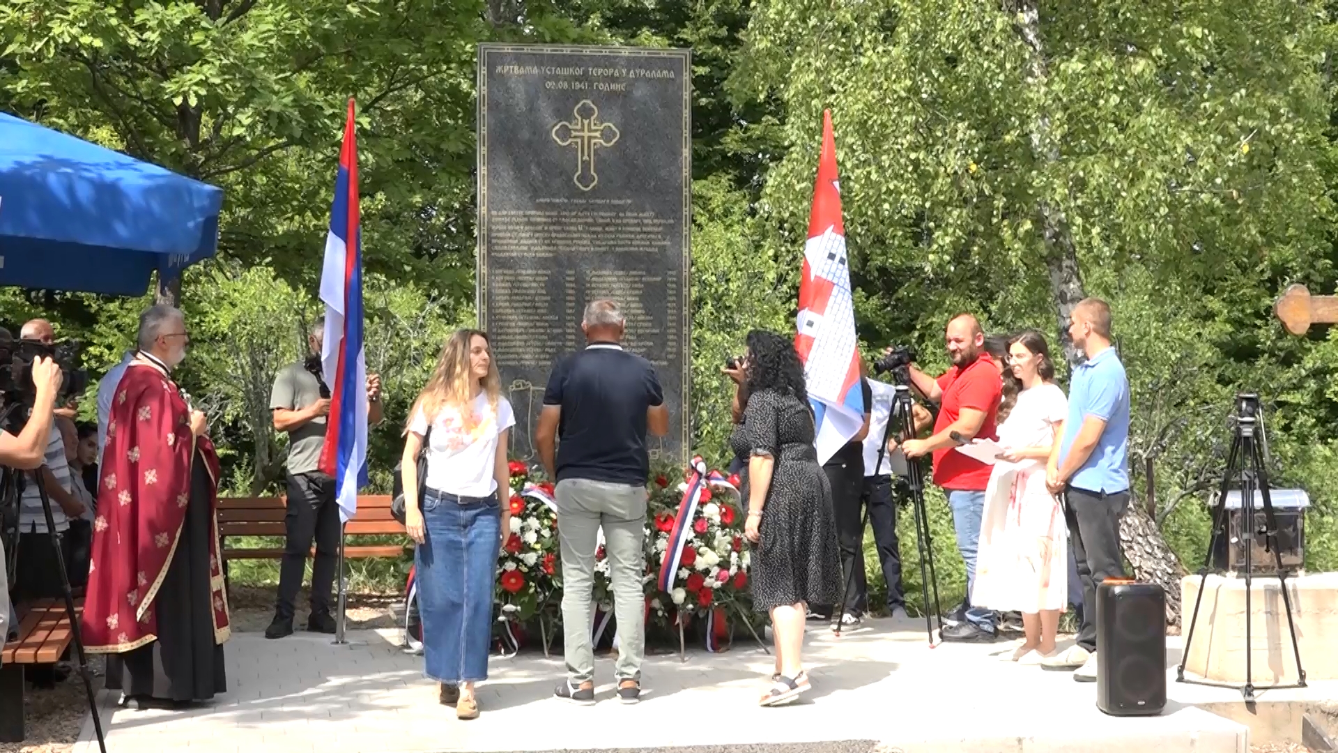 U mjestu Durale kod Banjaluke obilježeno 85 godina od stradanja Srba u NDH (VIDEO)