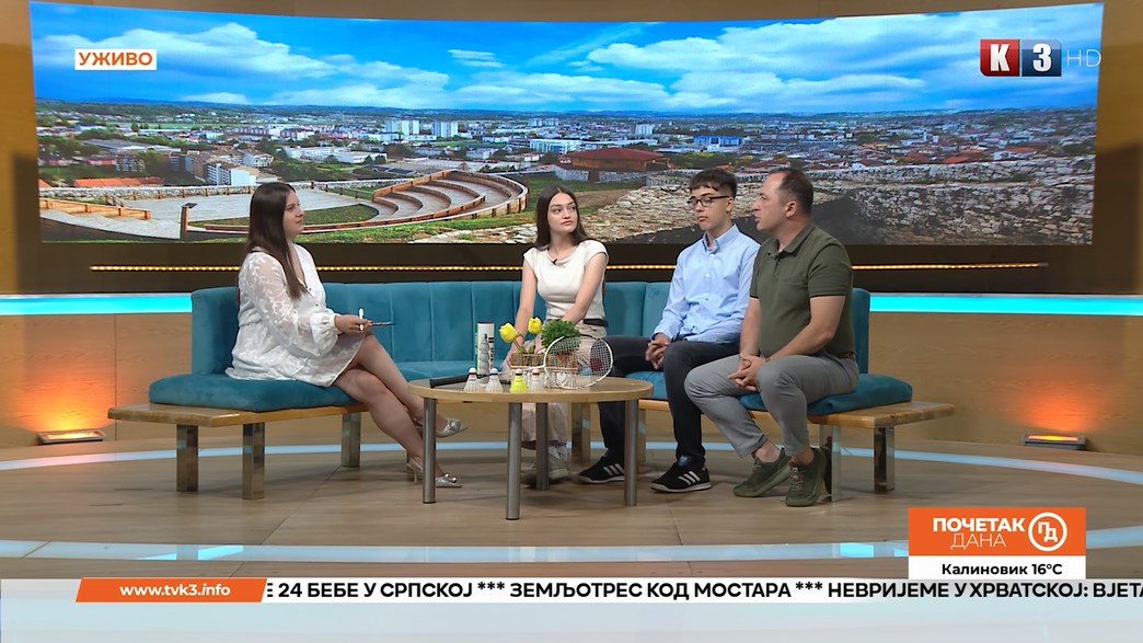 Badminton klub “Sertini” Doboj predanim radom ostvaruje zapažene rezultate – Početak dana TV K3 (VIDEO)