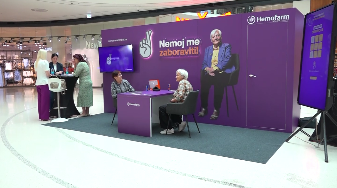 Hemofarm pokrenuo kampanju podizanja svijesti o ranom prepoznavanju demencije (VIDEO)